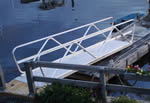 Aluminum gangway - the "wave"